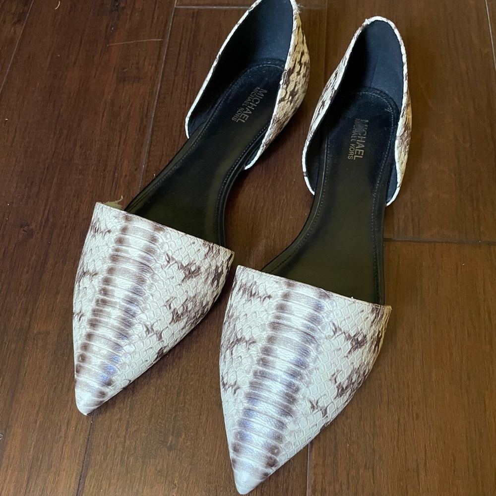 Michael Kors Mila Flats (worn once, no box)
